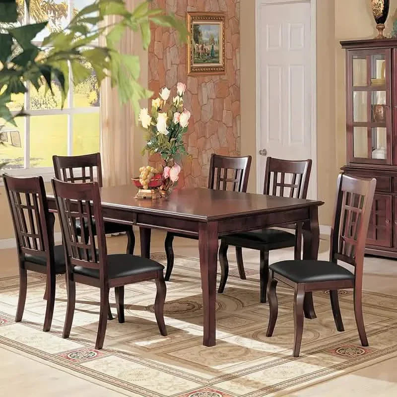 Lot de 4: Housses Amovibles Imperméables en Cuir Rembourré pour Chaises de Salle à Manger