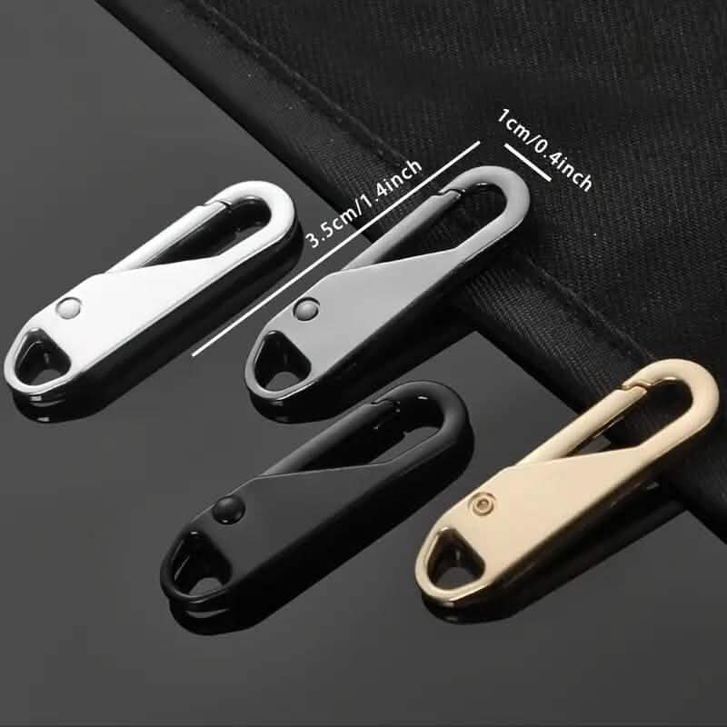 Lot de 4: Remplacements de tirettes de fermeture éclair