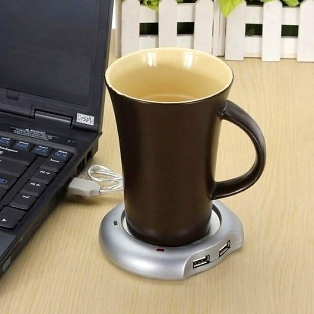 Chauffe-Tasse et Hub USB 4 Ports