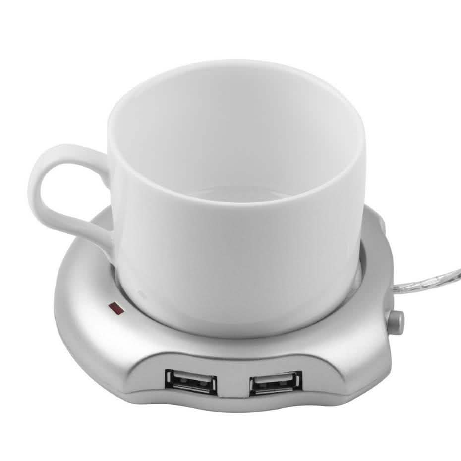 Chauffe-Tasse et Hub USB 4 Ports