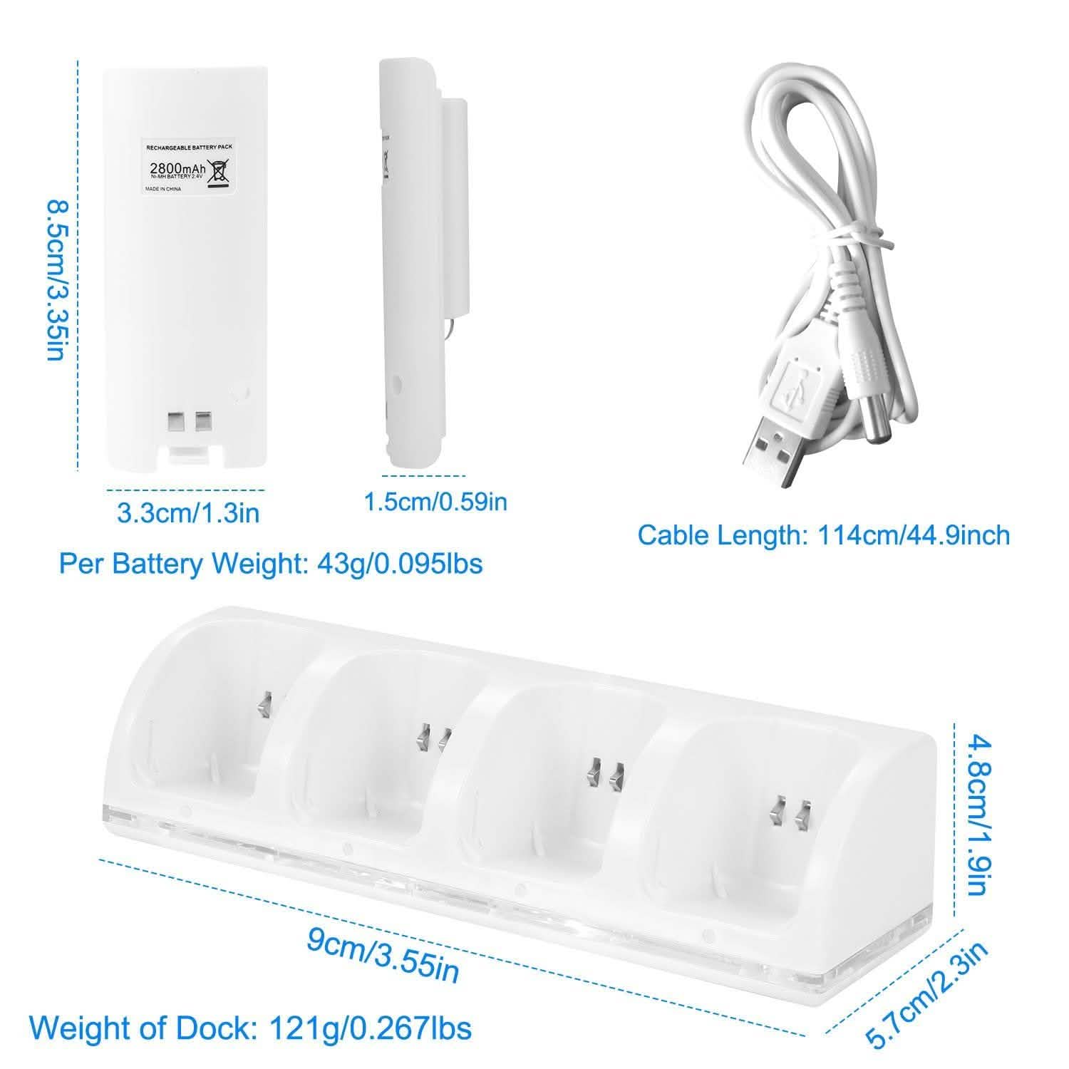 Station de charge pour 4 télécommandes