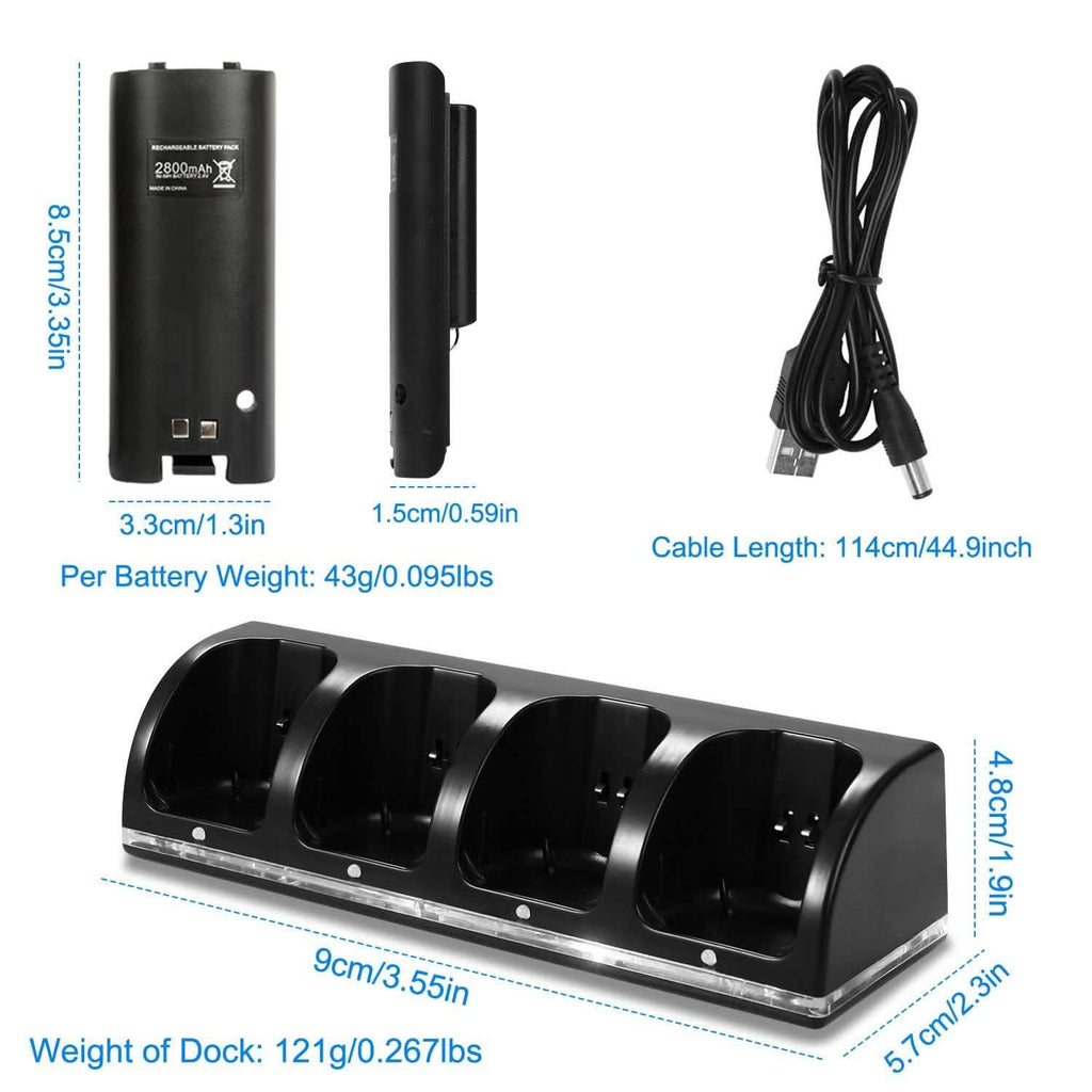 Station de charge pour 4 télécommandes