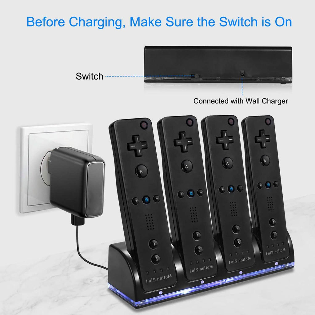 Station de charge pour 4 télécommandes