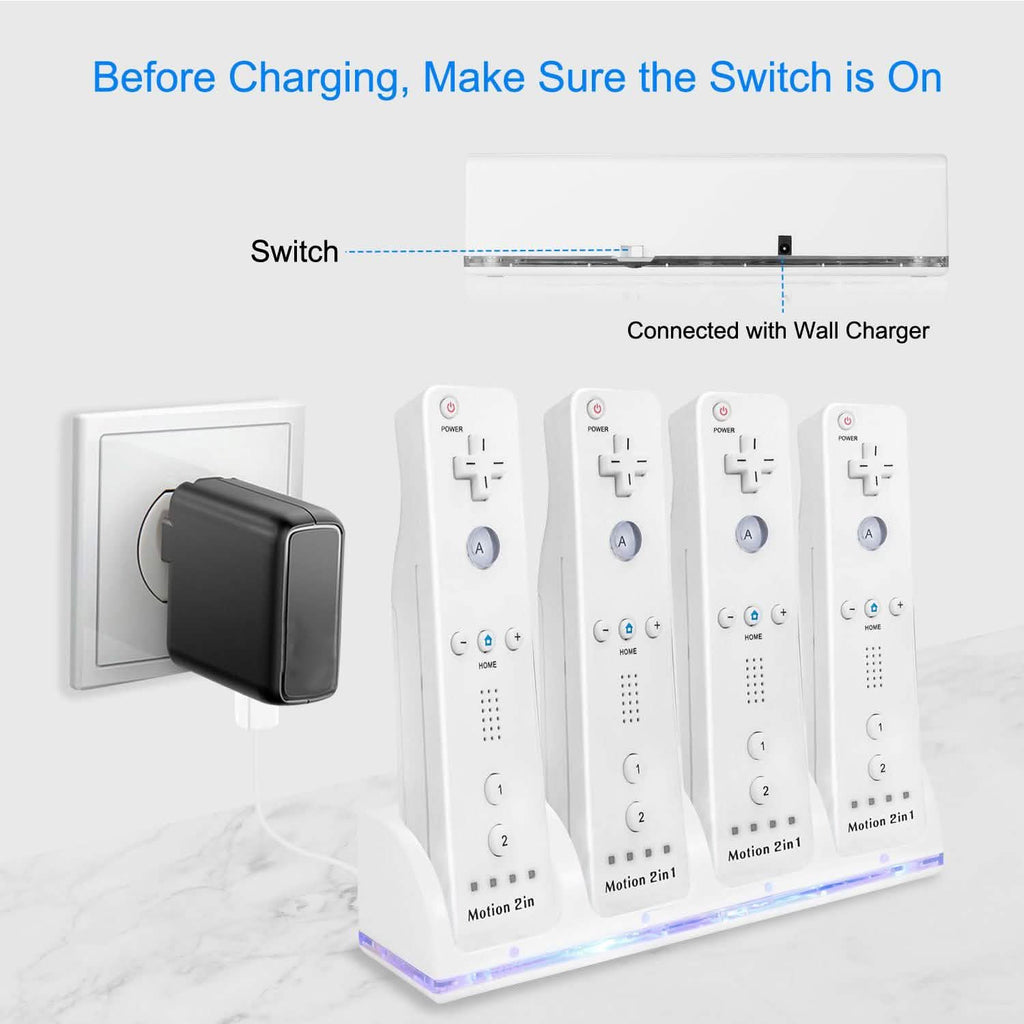 Station de charge pour 4 télécommandes