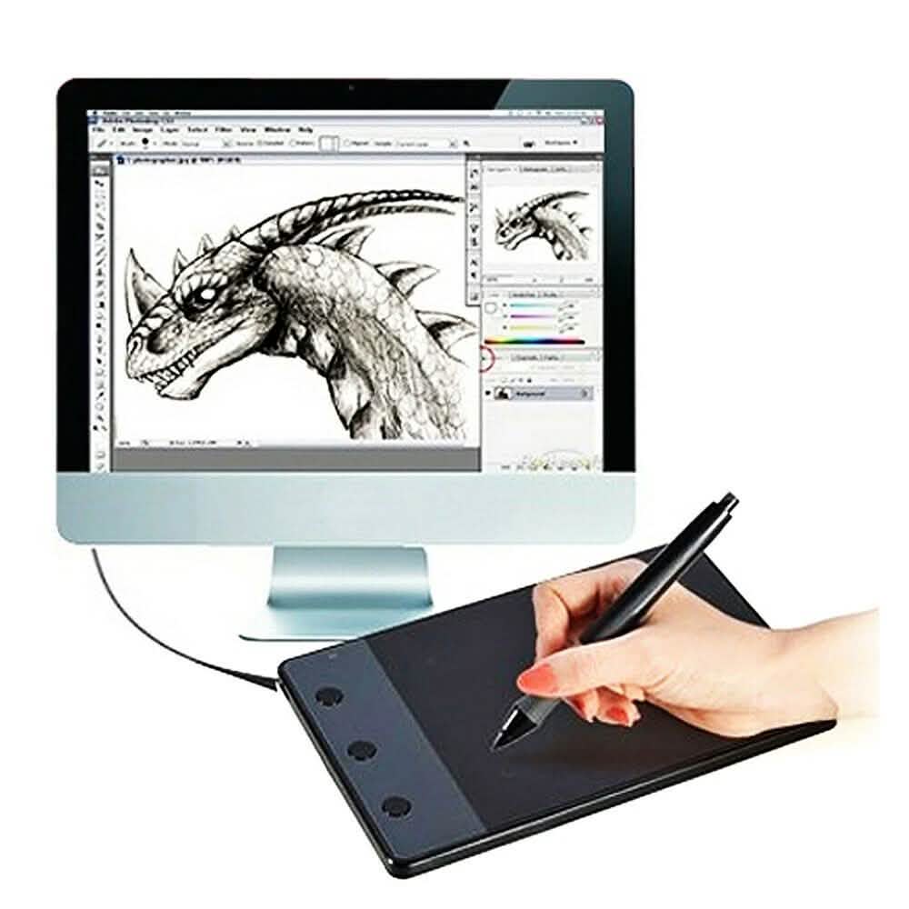 Tablette graphique USB anti-interférence 4 x 2.23"