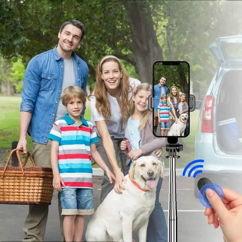 Trépied perche à selfie extensible pour téléphone portable 40"