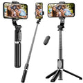 Trépied perche à selfie extensible pour téléphone portable 40"
