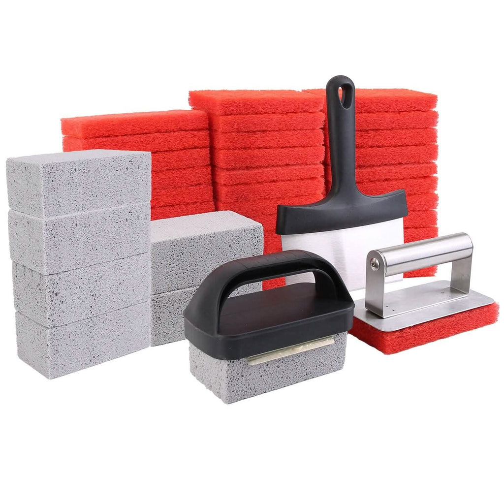 40 pièces : Kit de nettoyage pour plancha Blackstone