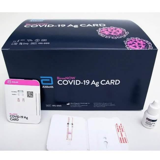 40-Tests : Test antigénique BinaxNOW COVID-19
