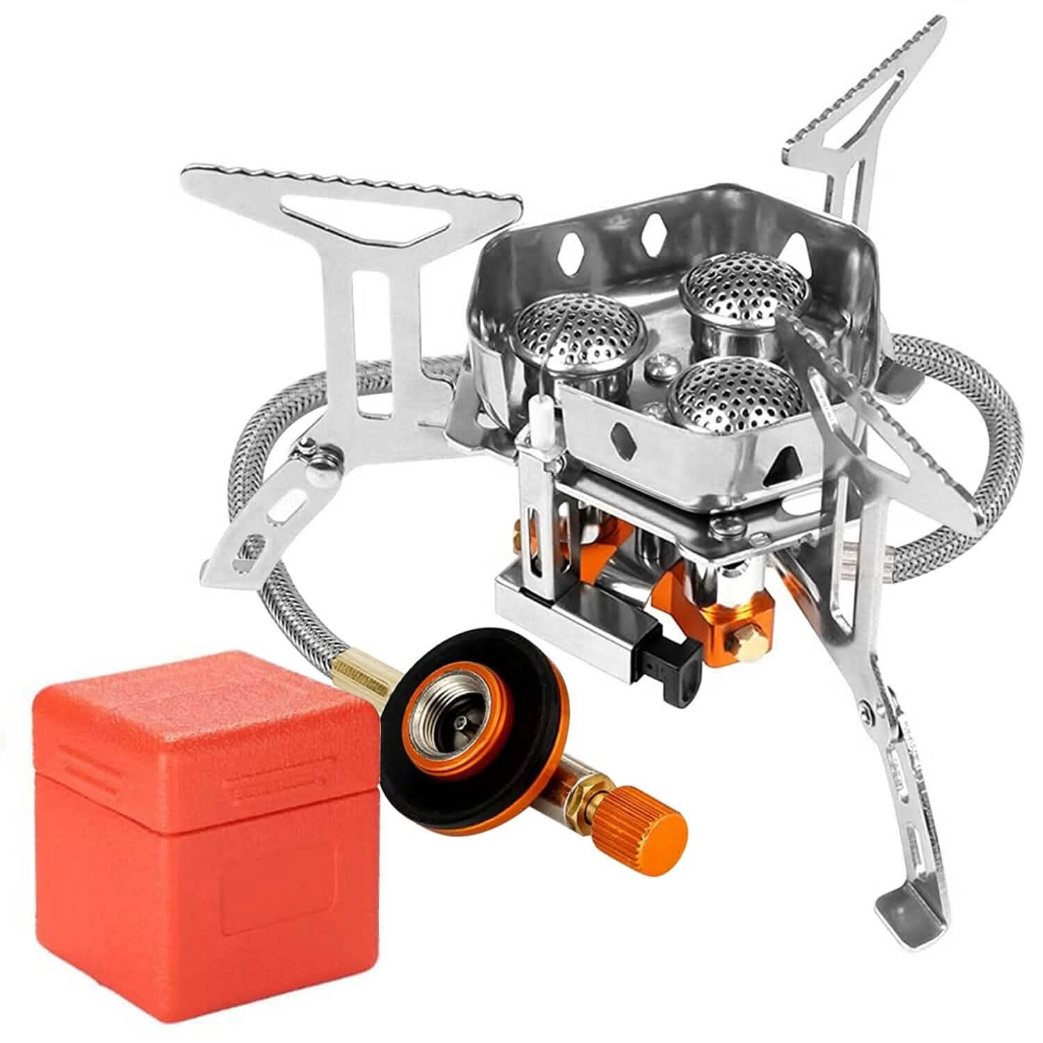 Réchaud de camping portable 4000W, pliable, puissant, pour la randonnée