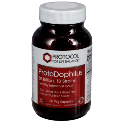 Protocol for Life Balance ProtoDophilus 50 milliards 10 souches 50 gélules végétales - P2928