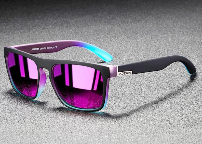 Nouvelles lunettes de soleil populaires polarisées miroir, tendance pour homme et femme, avec monture ultralégère, lunettes de soleil de sport carrées avec protection UV400