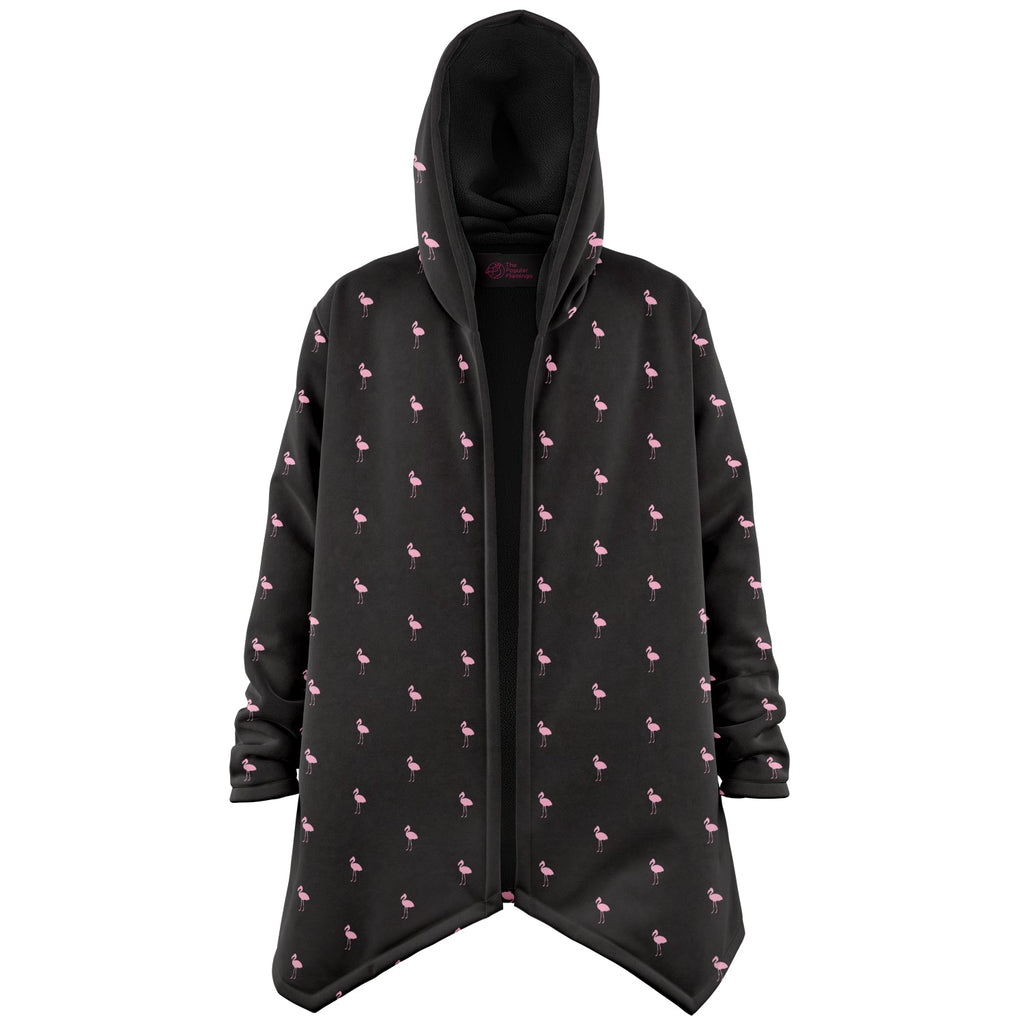 Sweat à capuche cape Flamingo Classique Noir