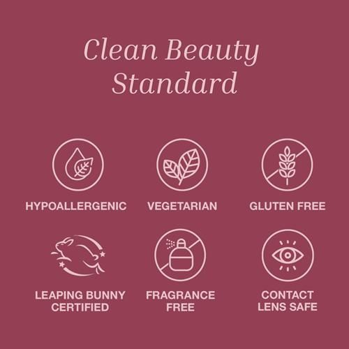 Mineral Fusion So Classy Volumizing & Lengthening Mascara, 0.3 Fl Oz, Dark Brown, Eye Makeup For Dramatic, Fuller Lashes, Helps Prevent Caking, Flaking & Smudging