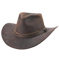 Bullhide Forsyth - Chapeau de cowboy en cuir (Liquidation)