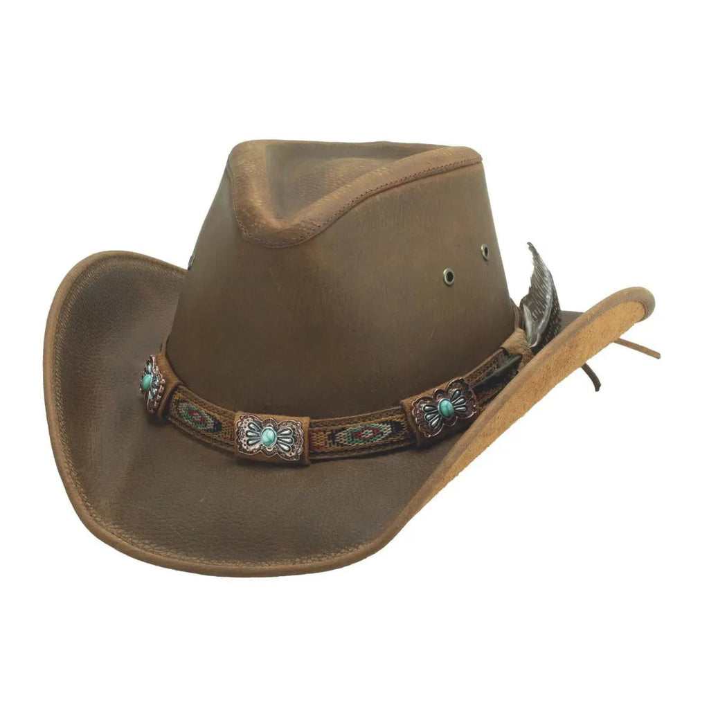 Bullhide Roswell - Chapeau Outback en cuir