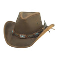 Bullhide Roswell - Chapeau Outback en cuir