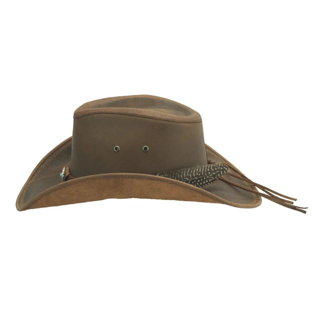 Bullhide Roswell - Chapeau Outback en cuir