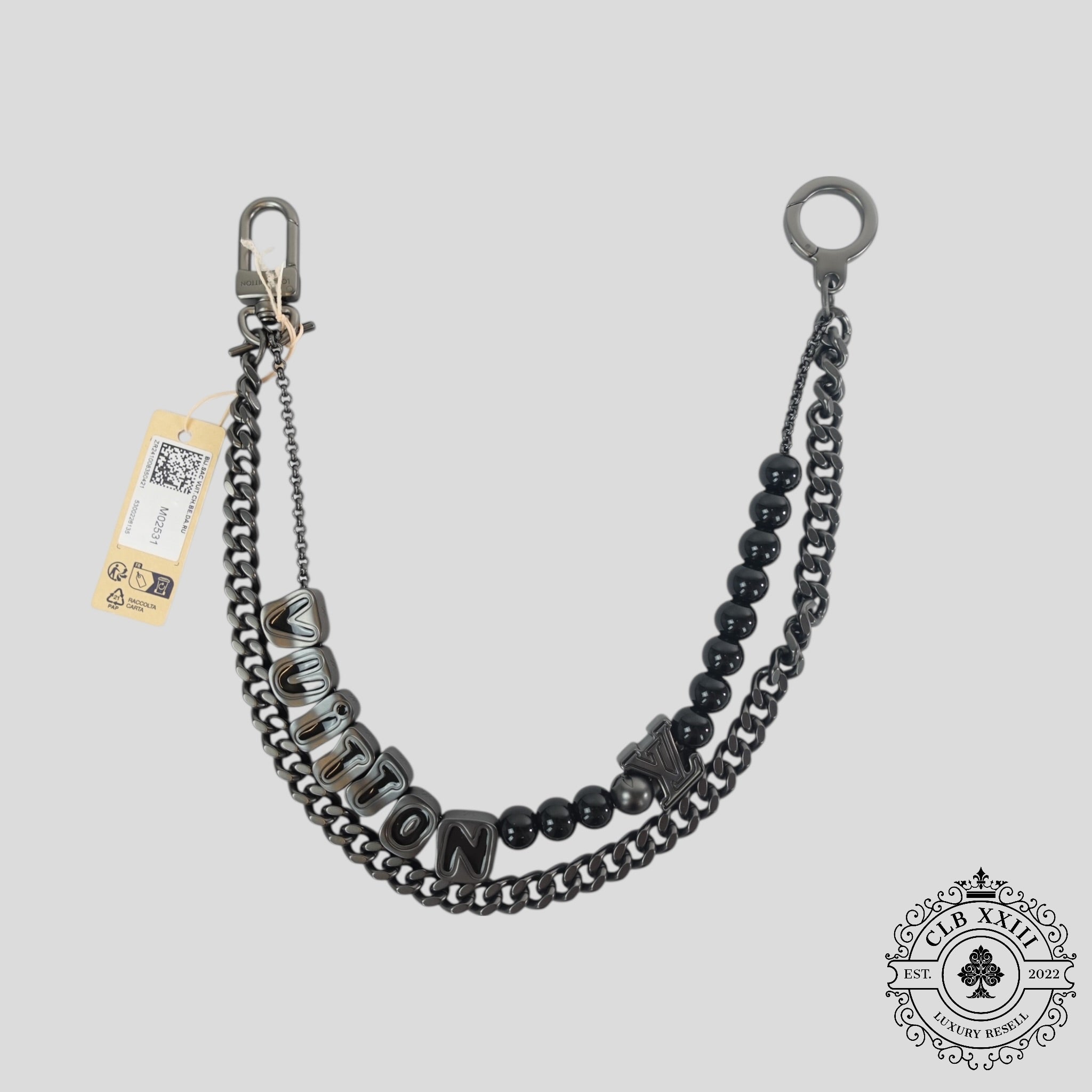 Ceinture à chaîne Louis Vuitton en Ruthénium Foncé