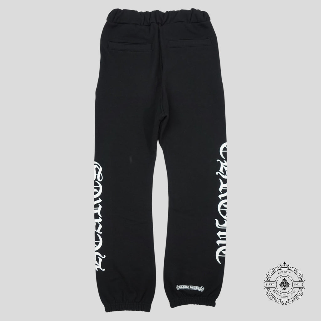 Pantalon de survêtement Chrome Hearts à logo fer à cheval noir