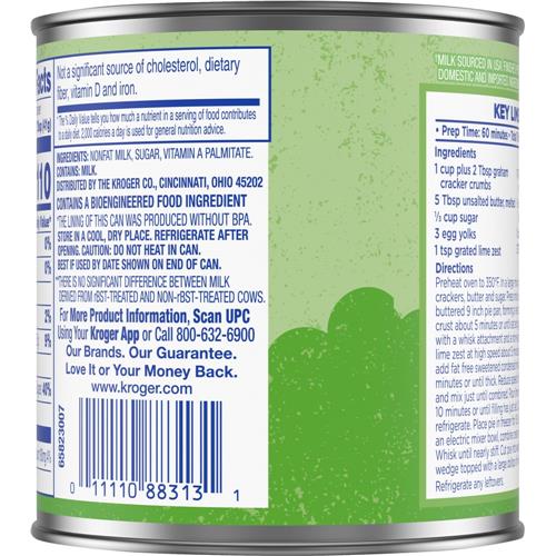 Lait concentré sucré écrémé Kroger 397 g