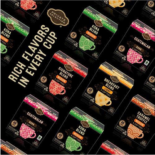 Café Privilèges Collection Espresso Torréfaction foncée en capsules 12 unités