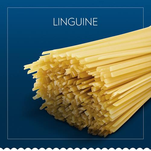 Pâtes Linguine Barilla, boîte de 450 g – Pâtes sans OGM à base de semoule de blé dur – Marque de pâtes n°1 en Italie – Pâtes certifiées casher