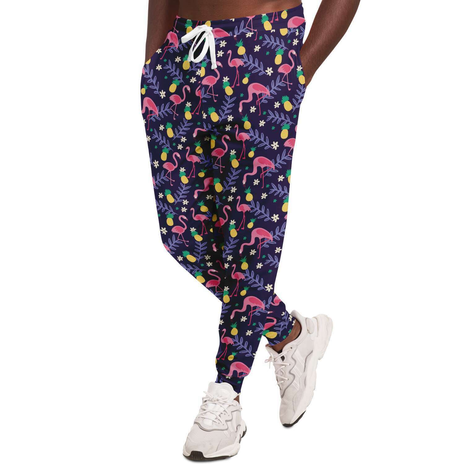 Pantalon de jogging Flamant ananas