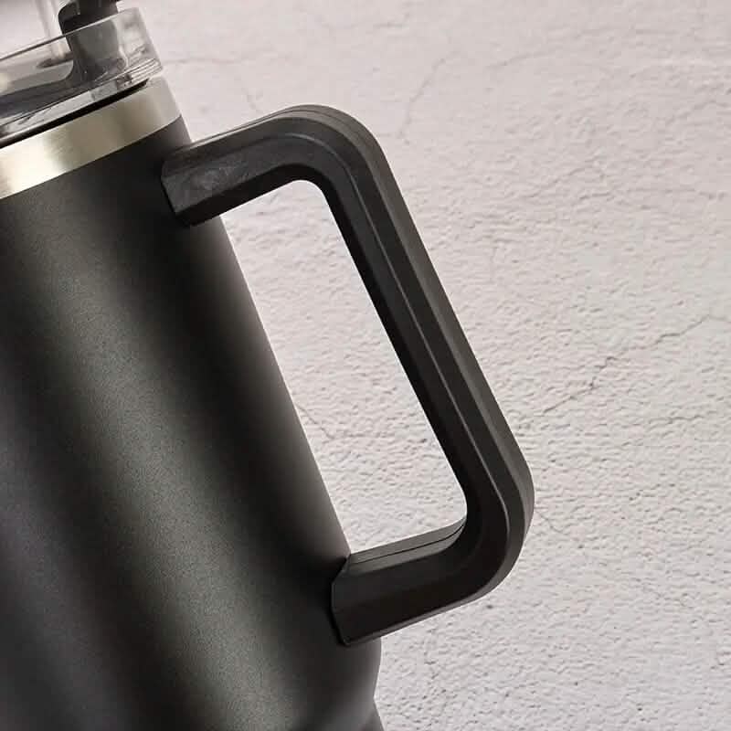 Gobelet isotherme réutilisable de 1,2 litre (40 oz) avec double paroi et poignée