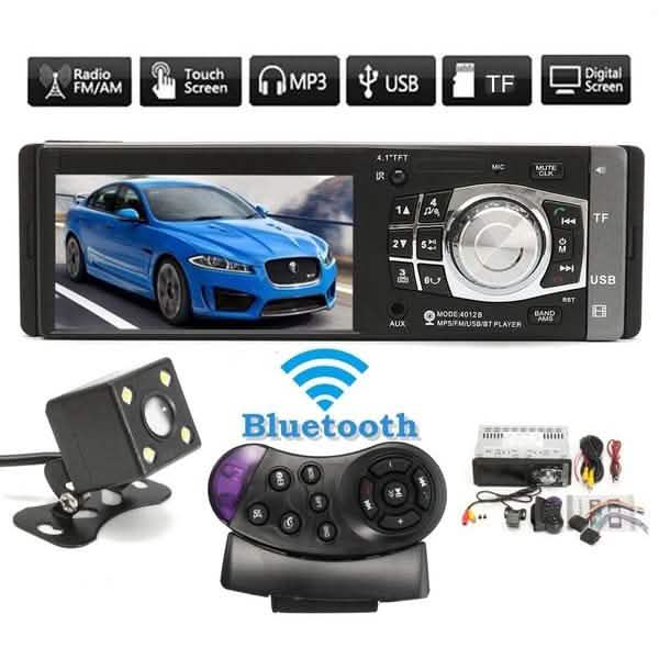 Lecteur MP5 de voiture Bluetooth 4,1"