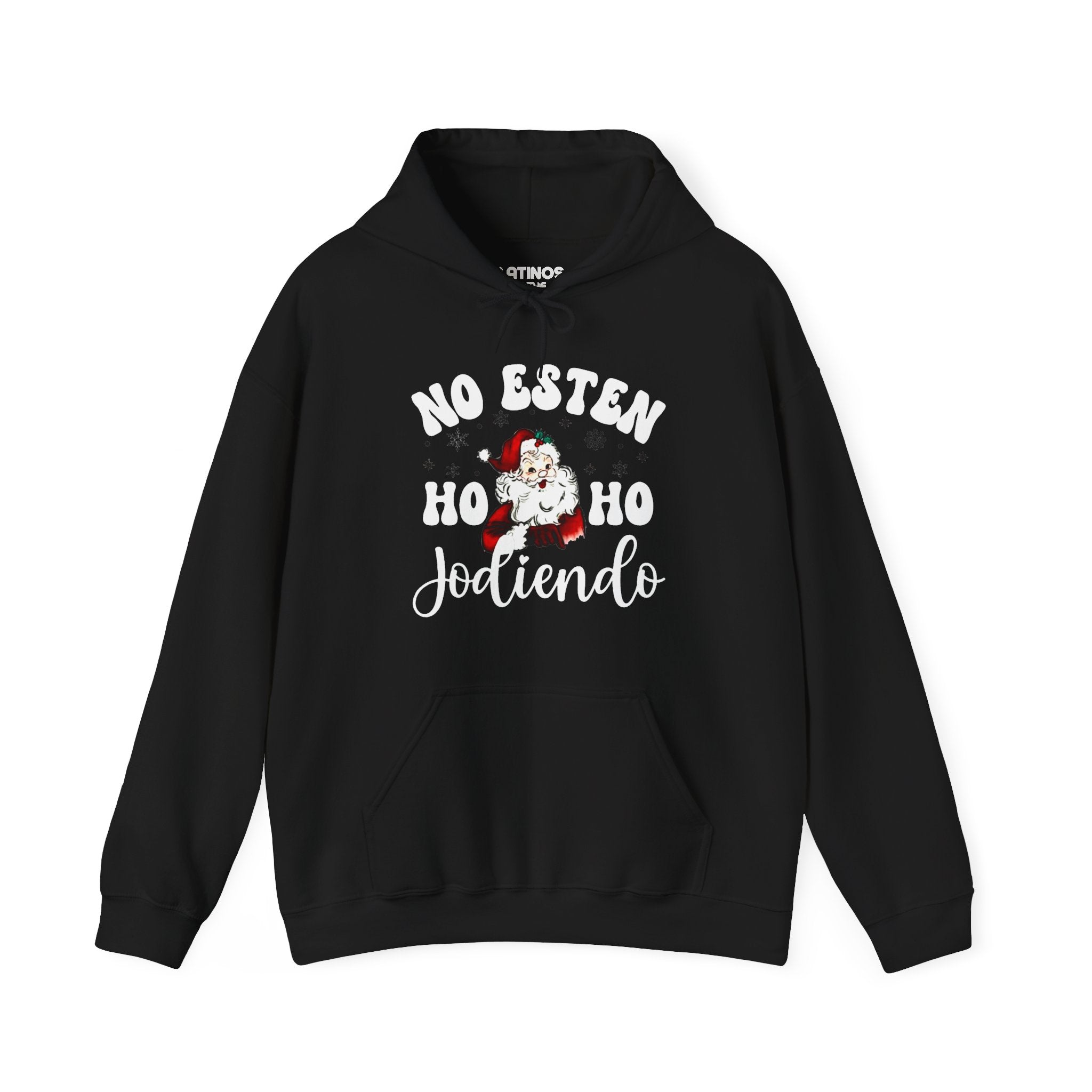 Sweat à capuche de Noël confortable « No Esten Ho Ho Jodiendo Santa Claus » | Latino | 3 COULEURS