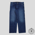 Pantalon cargo Chrome Hearts Double Turbo Diesel en denim foncé