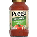 Sauce pour pâtes Prego Chunky Tomato avec ail et oignon, pot de 680 g