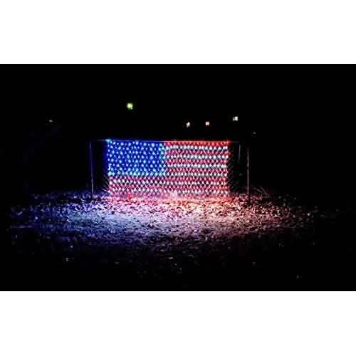 Guirlande lumineuse LED 420 drapeaux américains avancés