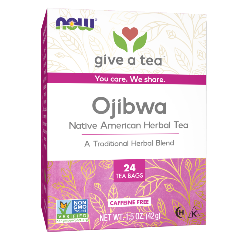 Now Real Tea Tisane Ojibwa 24 sachets de thé - 4232