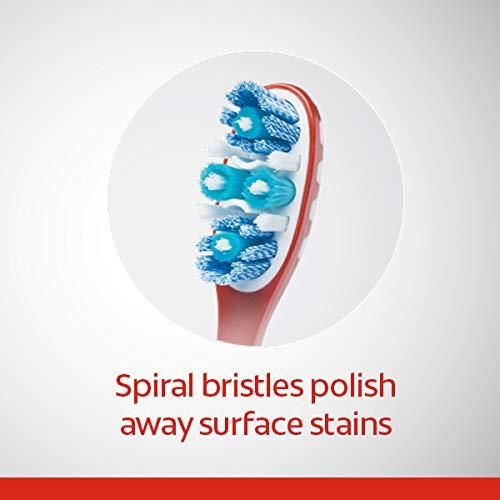 Colgate 360 Advanced Optic White Brosse à Dents, Souple, Lot de 2