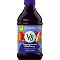 V8 Blends Jus 100% Grenade Myrtille, Mélange de jus de fruits et légumes, Bouteille de 1,36 L