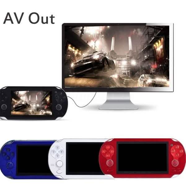 Console de jeu 4,3 pouces 3000 jeux intégrés Caméra vidéo rétro