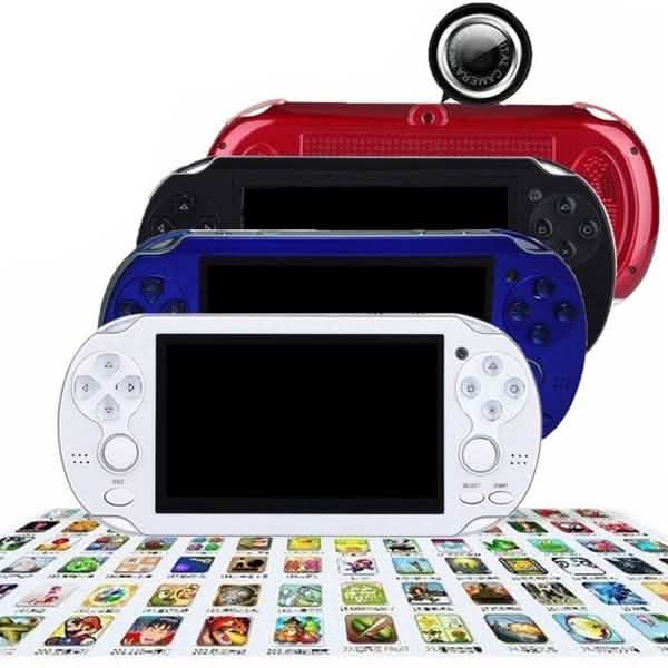 Console de jeu 4,3 pouces 3000 jeux intégrés Caméra vidéo rétro