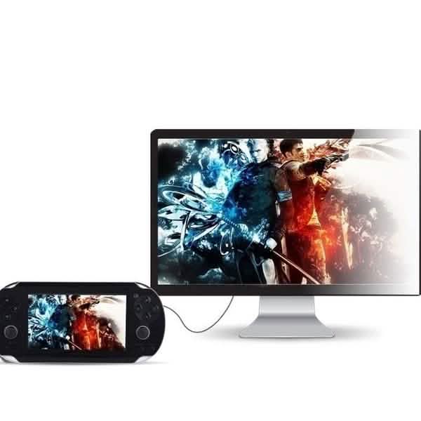 Console de jeu 4,3 pouces 3000 jeux intégrés Caméra vidéo rétro