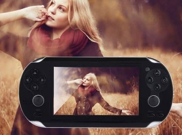 Console de jeu 4,3 pouces 3000 jeux intégrés Caméra vidéo rétro
