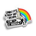 B*rdel de licorne - Autocollant de casque de chantier
