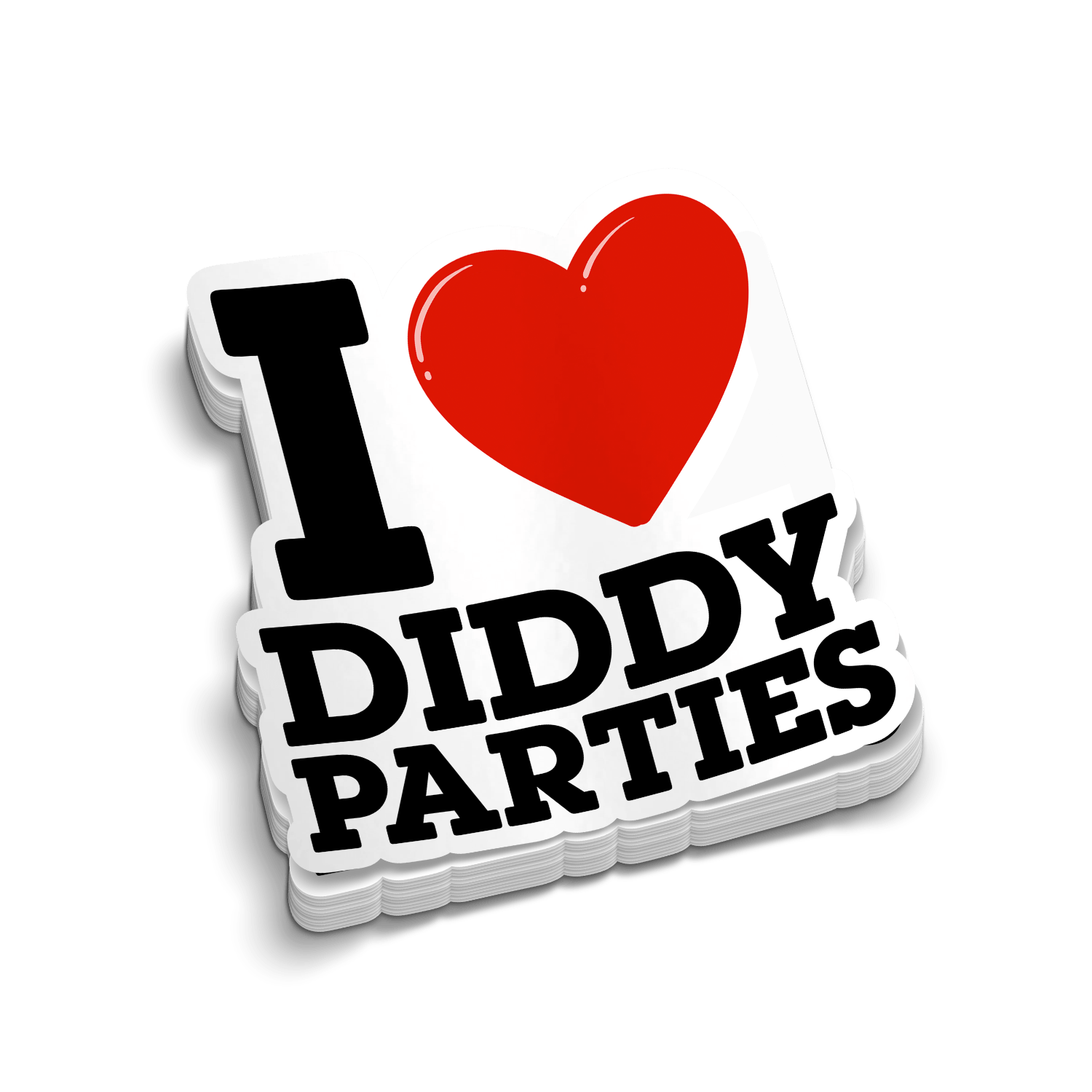 Fête Diddy - Autocollant de casque