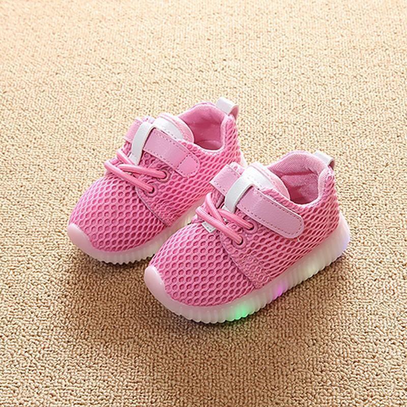 Chaussures LED Bébé Enfant 1-3-6 Ans Semelle Souple Respirantes Haute Qualité