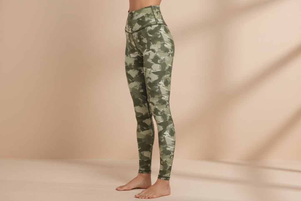 Leggings de sport taille haute imprimés pour femme pour le yoga, la course à pied et le fitness