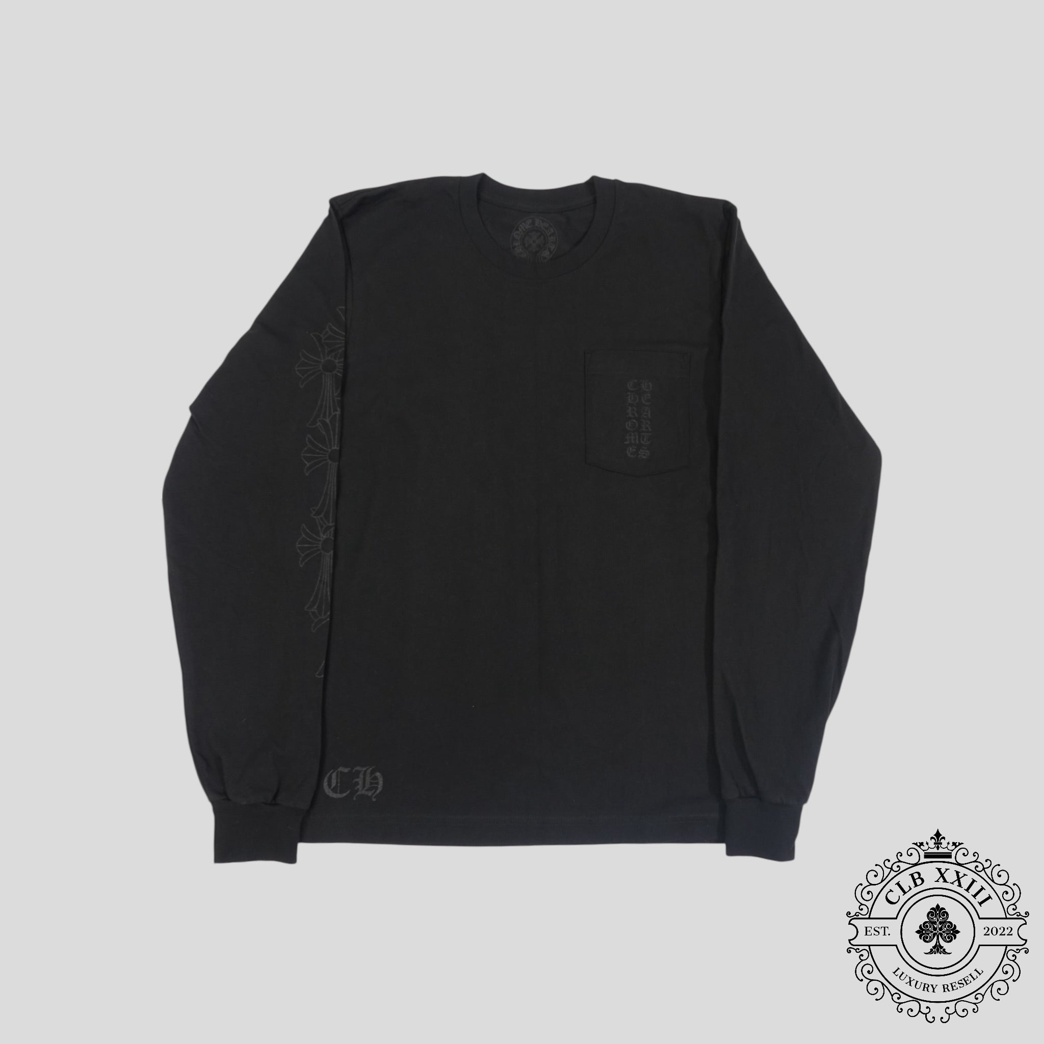 Chrome Hearts Triple Black Miami Exclusif Manches Longues