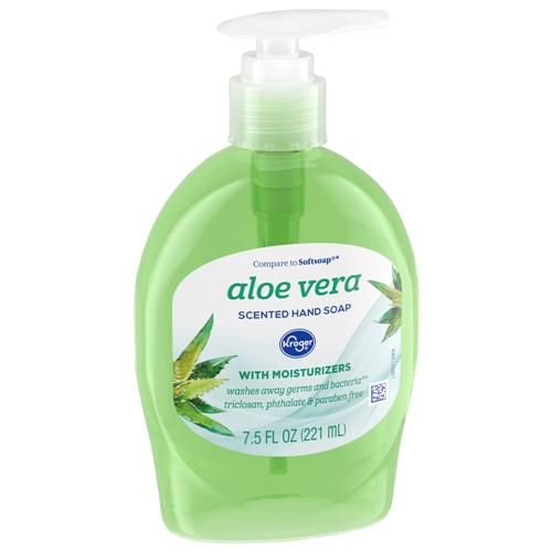 Kroger Savon liquide antibactérien pour les mains, parfum aloès vera, 221 ml