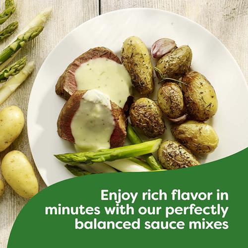Knorr Pâtes et Sauce Parmesan Pour un plat d'accompagnement de pâtes rapide et délicieux Sans saveurs artificielles, sans agents de conservation, sans glutamate monosodique ajouté 122 g