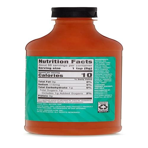Sauce piquante coco sriracha Aplenty, 524 g