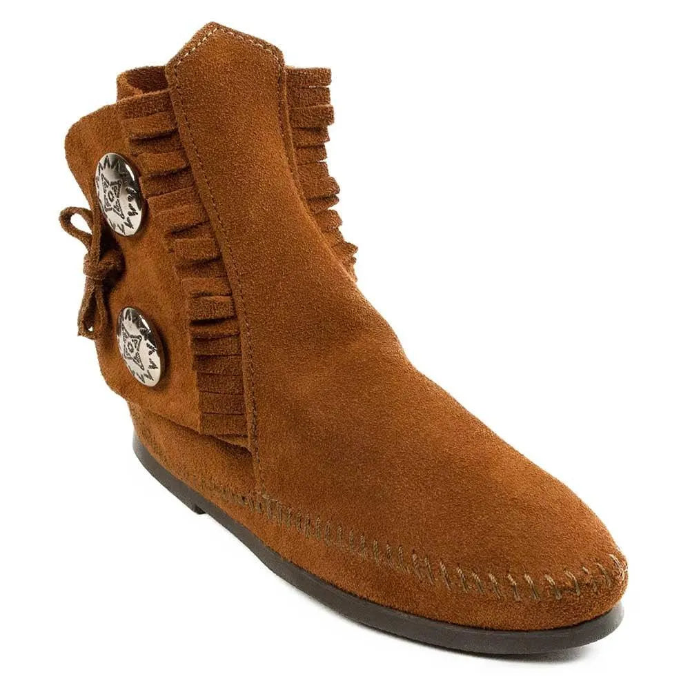 Bottes Minnetonka Two Button Hardsole - Bottes Homme